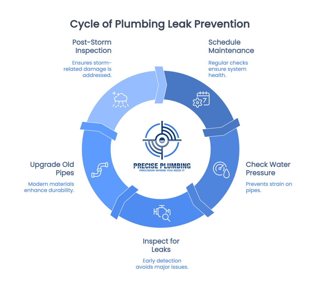 Cycle of Plumbing Leak Prevention